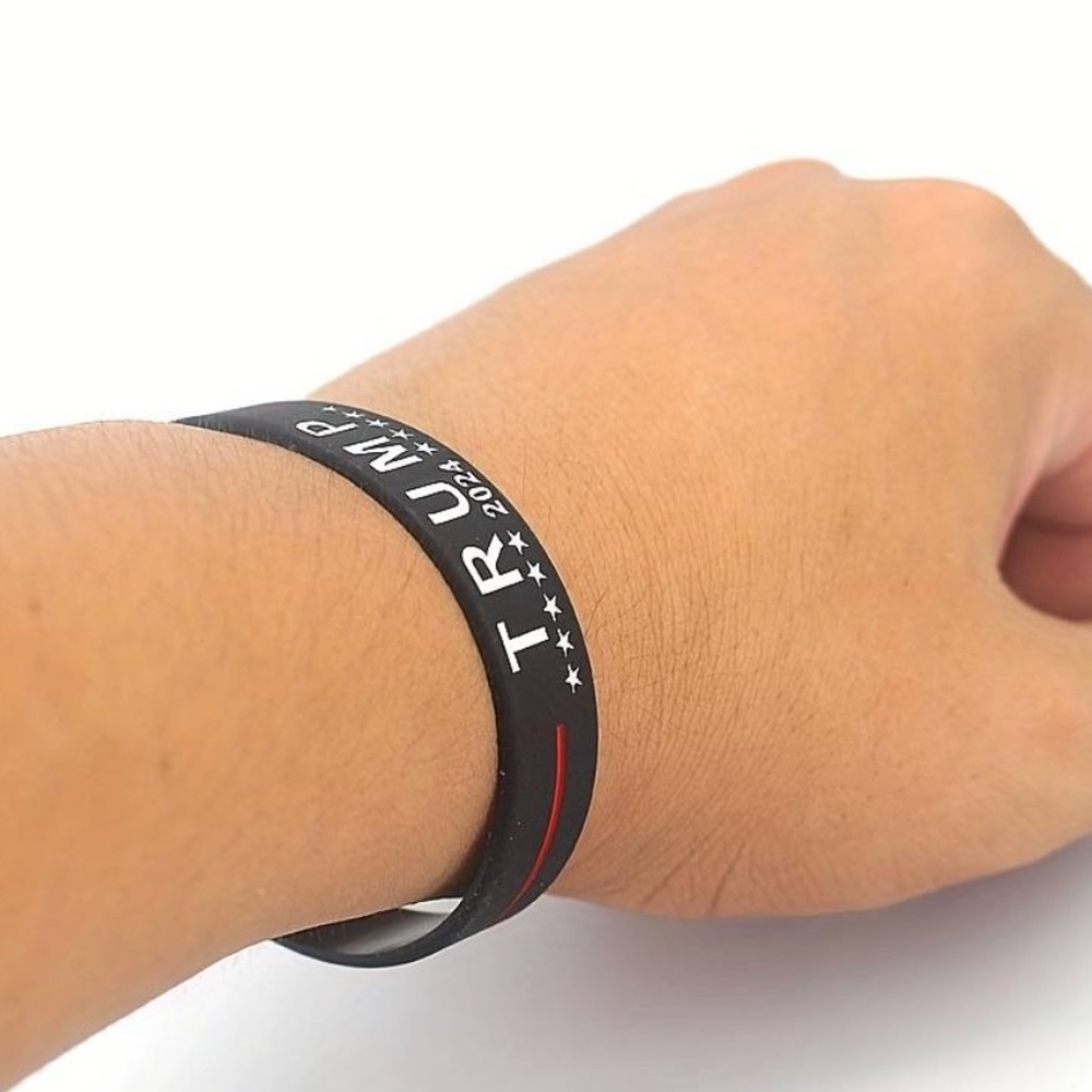 America Great For President 2024 Silicone Bracelet ONLY $5.00